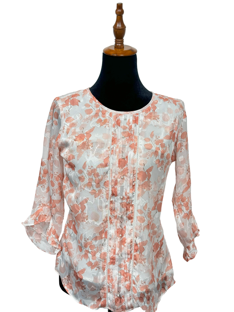 Women's Orange Flower Top