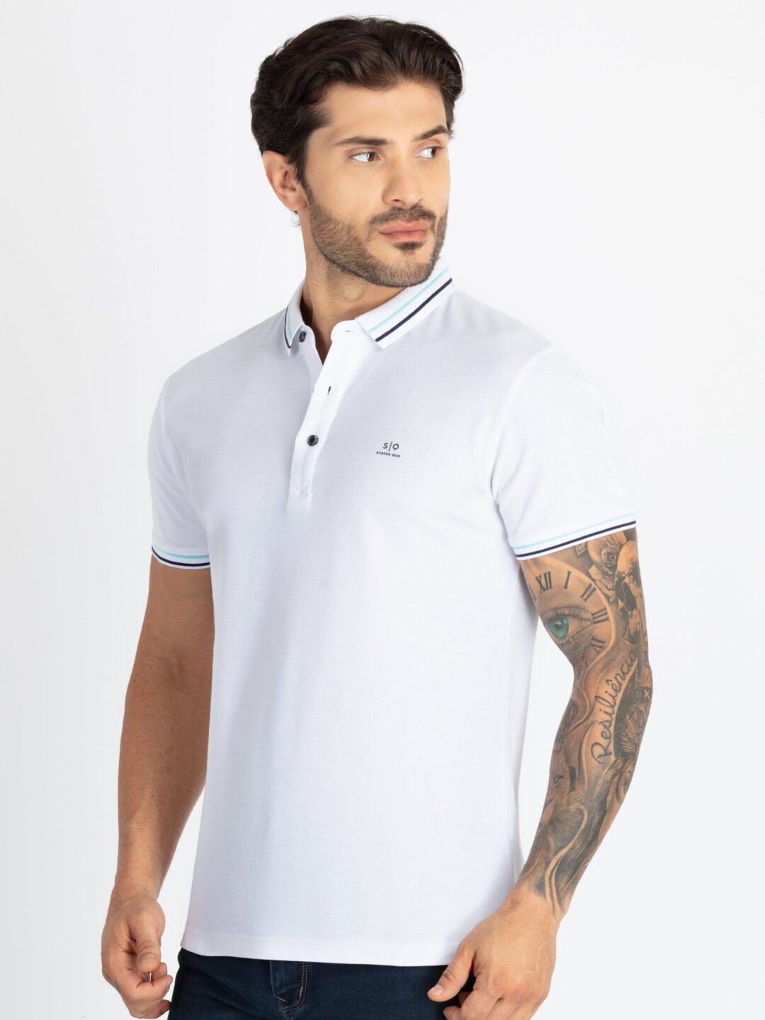 Mens Solid Polo T-Shirt