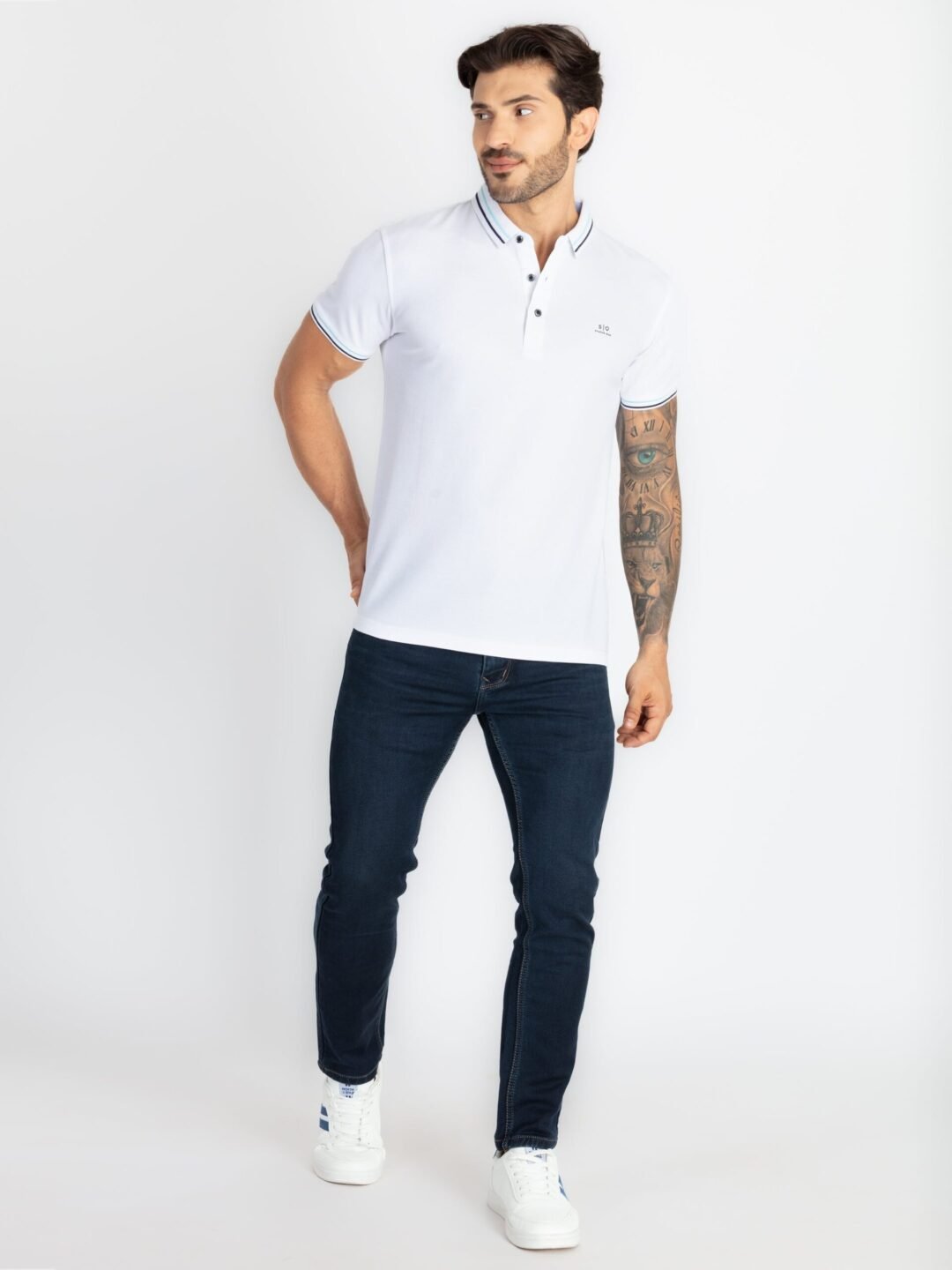 Mens Solid Polo T-Shirt