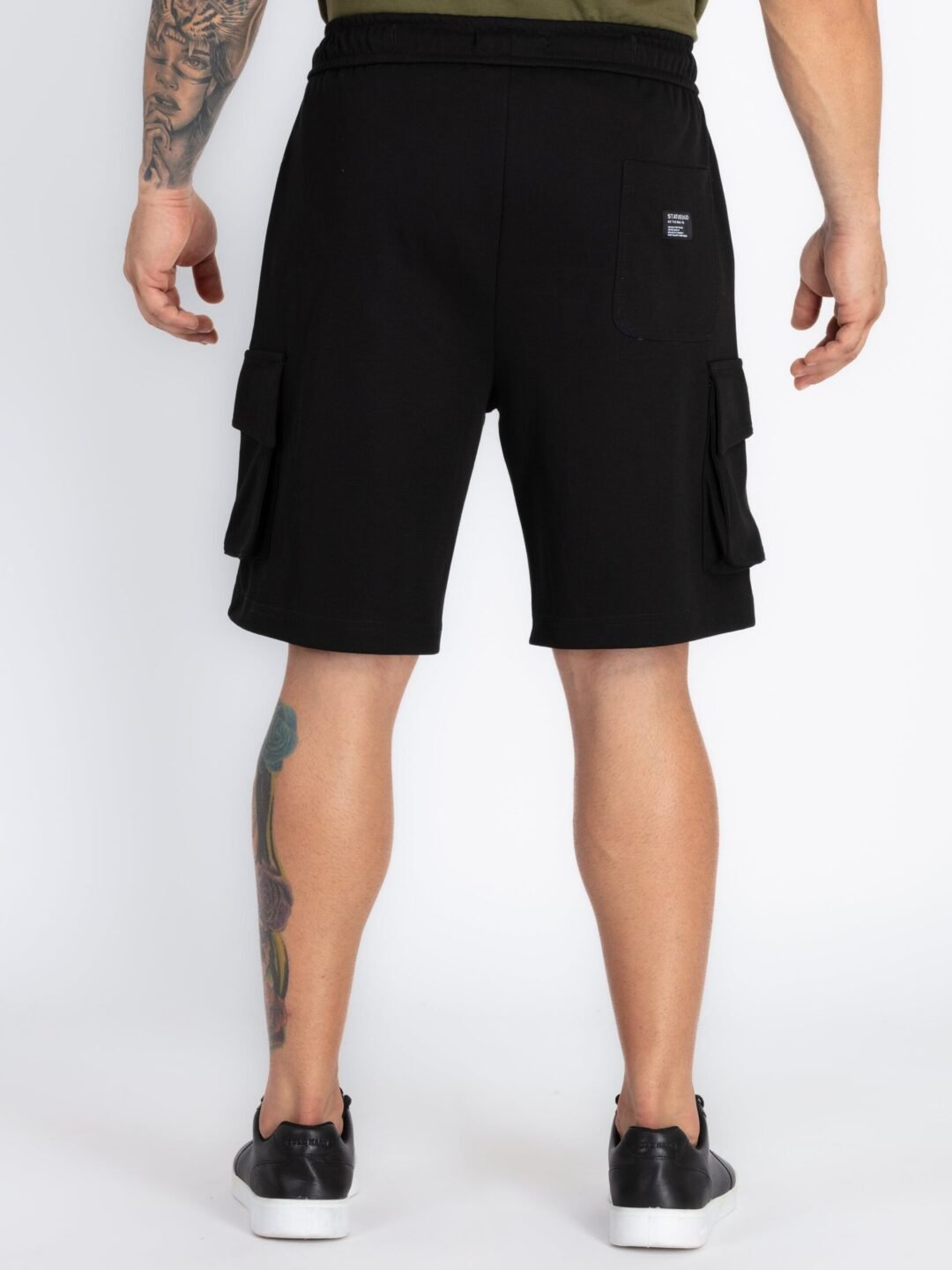 Mens Solid Regular Fit Shorts