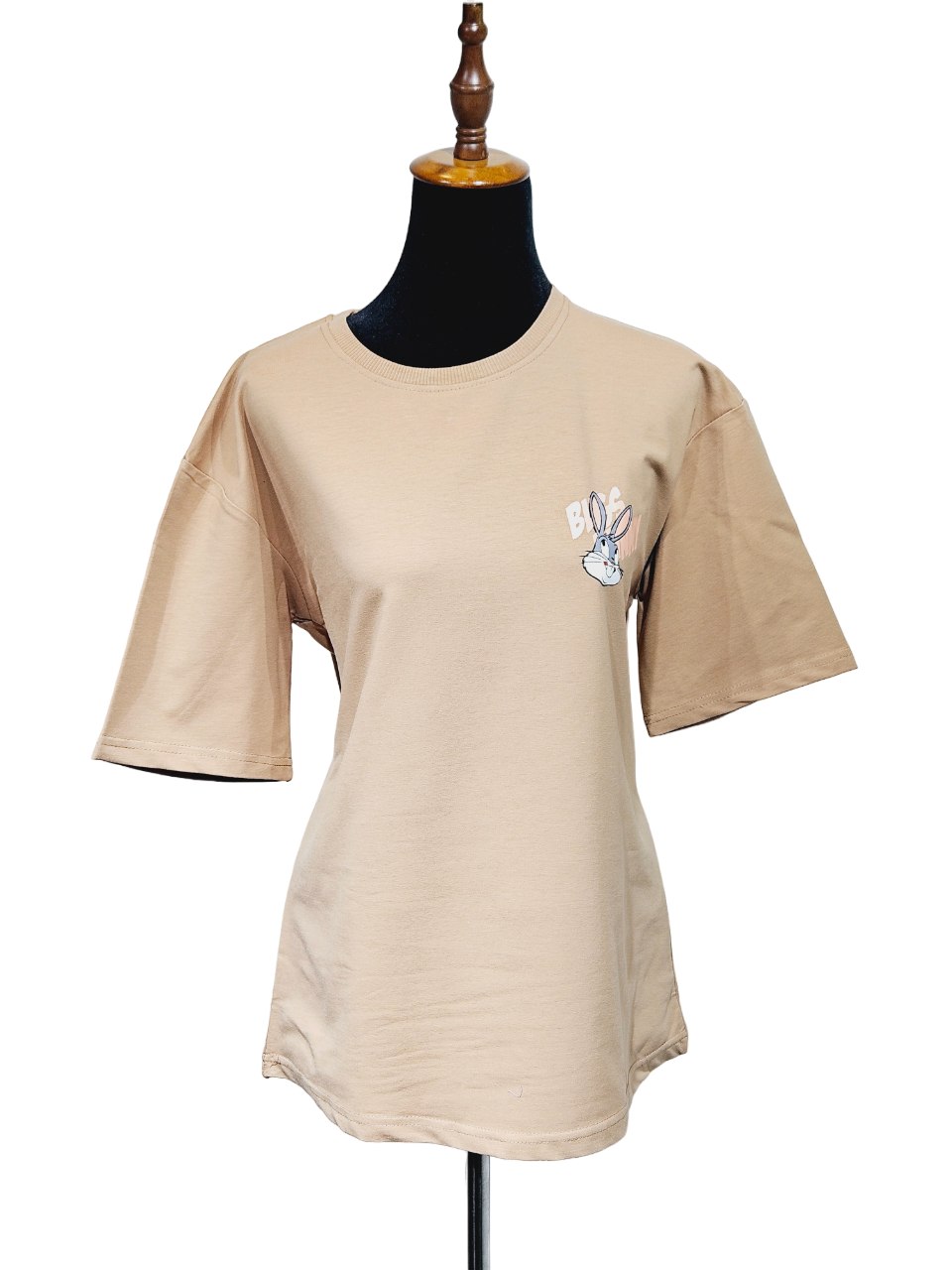 Women Free size Beige T-shirt