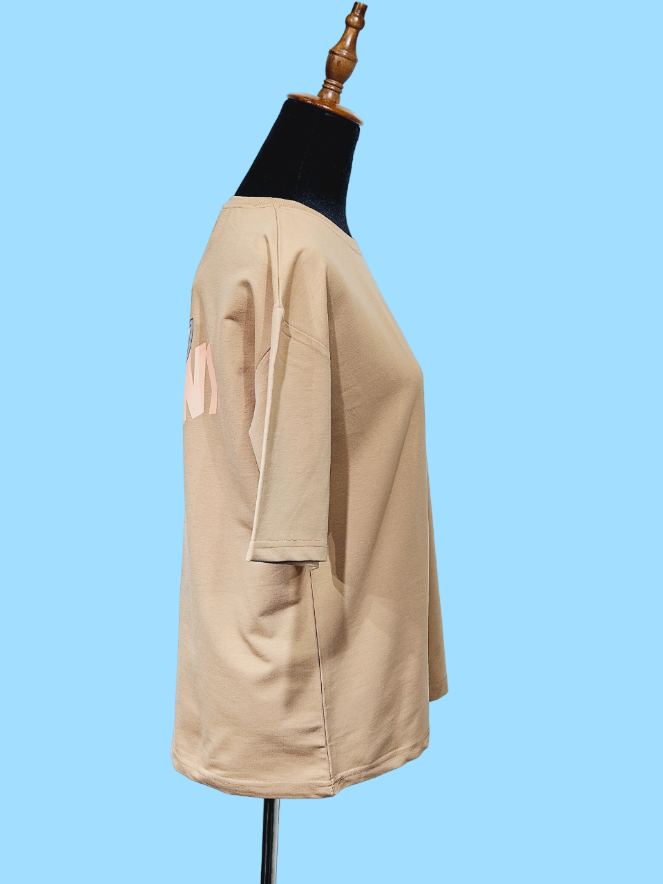 Women Free size Beige T-shirt